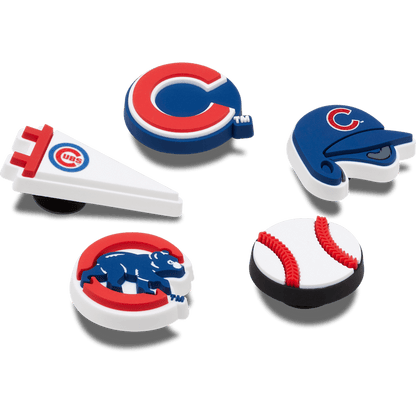 MLB Chicago Cubs 5pck Jibbitz™ charms | Crocs Women / Men / Kids