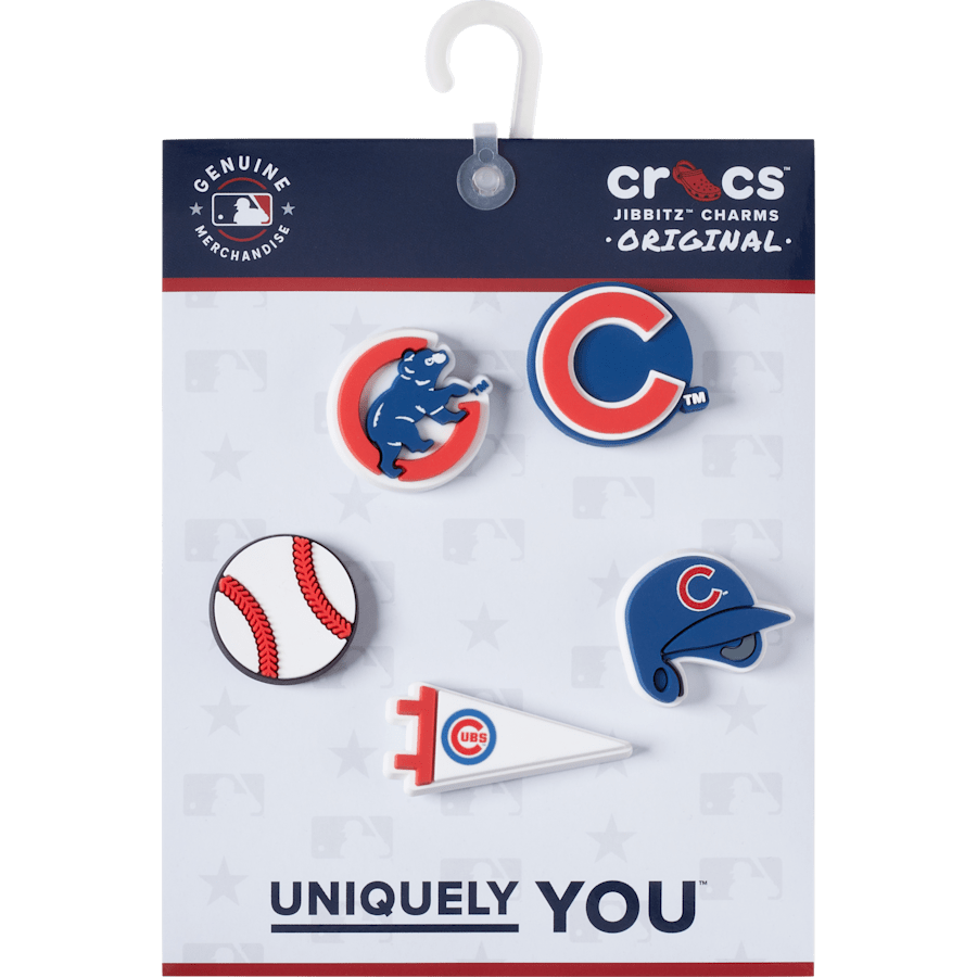 MLB Chicago Cubs 5pck Jibbitz™ charms | Crocs Women / Men / Kids