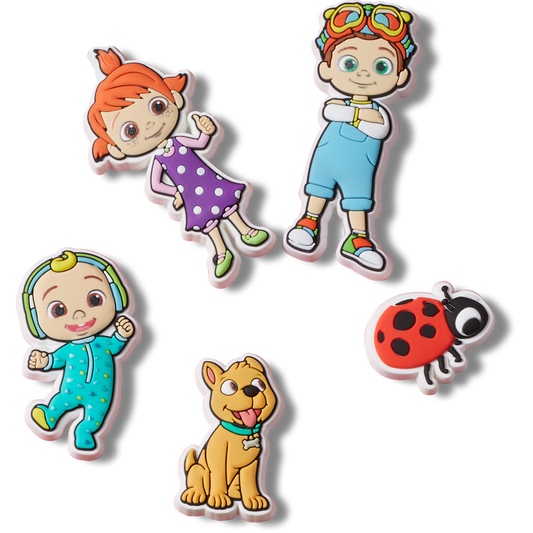 Cocomelon 5 Pack Jibbitz™ charms | Crocs Women / Men / Kids