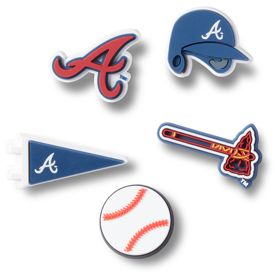 MLB Atlanta Braves 5 Pack Jibbitz™ charms | Crocs Women / Men