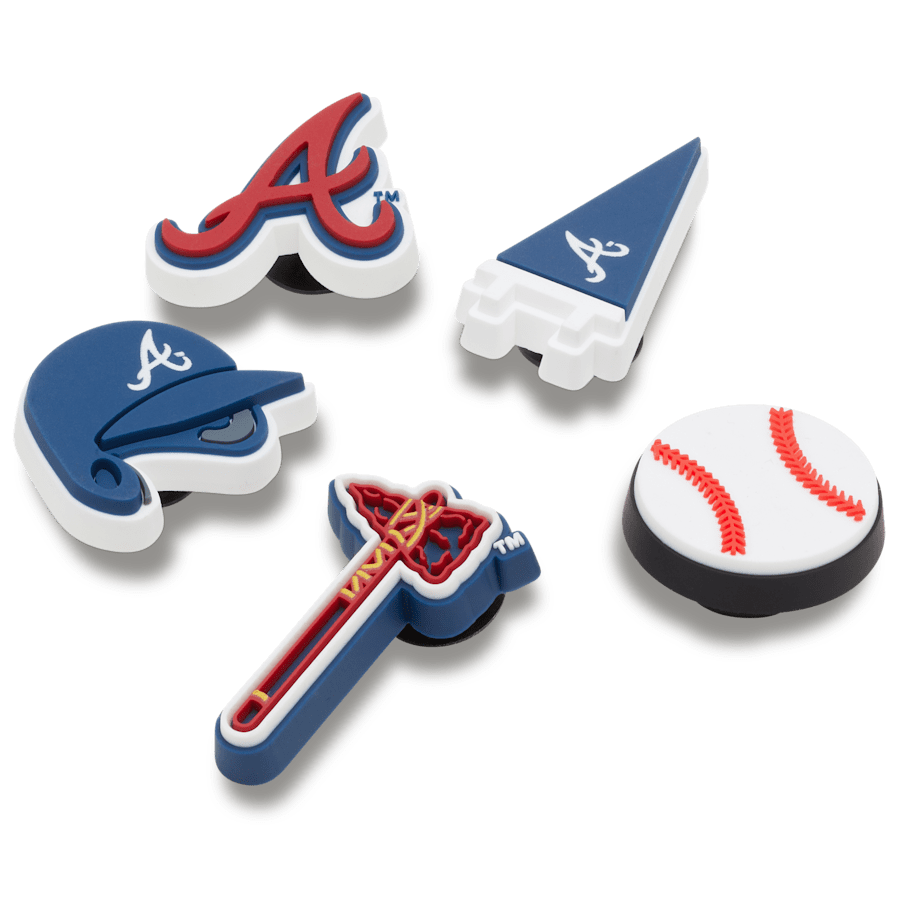 MLB Atlanta Braves 5 Pack Jibbitz™ charms | Crocs Women / Men