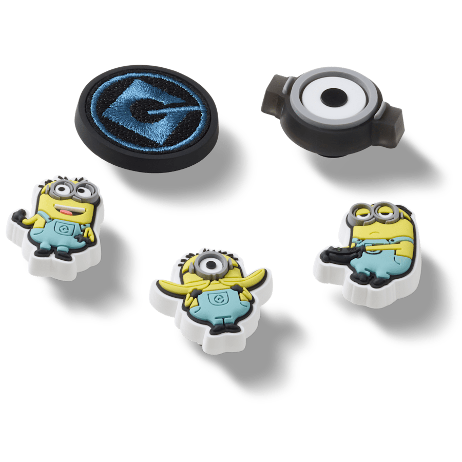 Minions 5 Pack Jibbitz™ charms | Crocs Women / Men / Kids