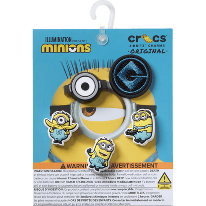 Minions 5 Pack Jibbitz™ charms | Crocs Women / Men / Kids