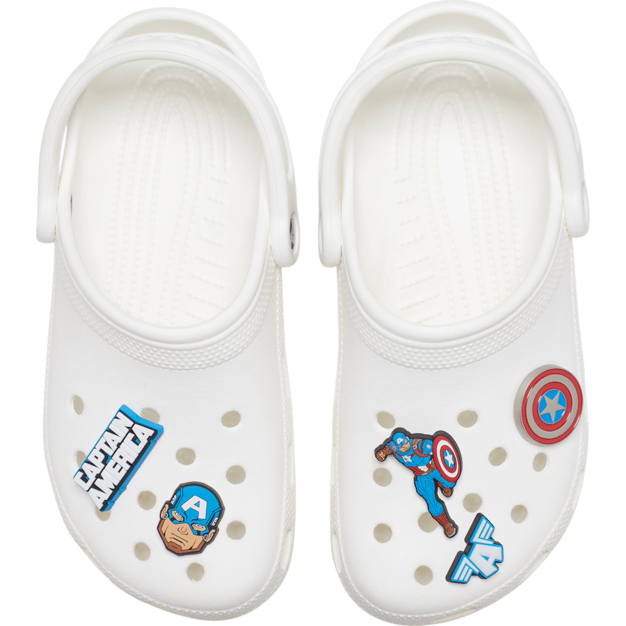 Captain America 5 Pack Jibbitz™ charms | Crocs Women / Men / Kids