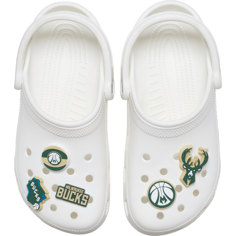 NBA Milwaukee Bucks 5 Pack Jibbitz™ charms | Crocs Women / Men