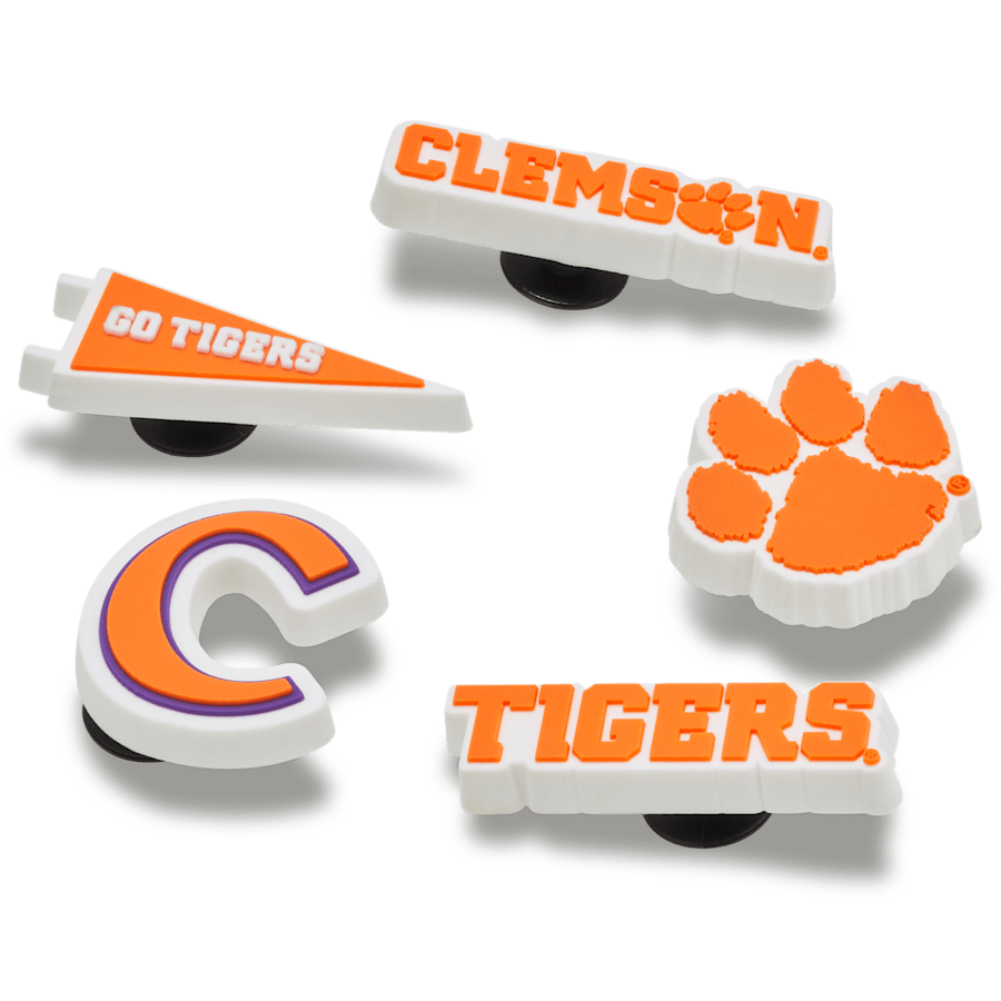 Clemson Univ 5 Pack Jibbitz™ charms | Crocs Women / Men / Kids