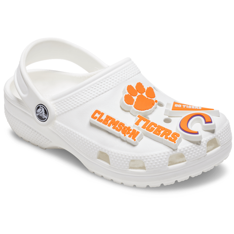 Clemson Univ 5 Pack Jibbitz™ charms | Crocs Women / Men / Kids