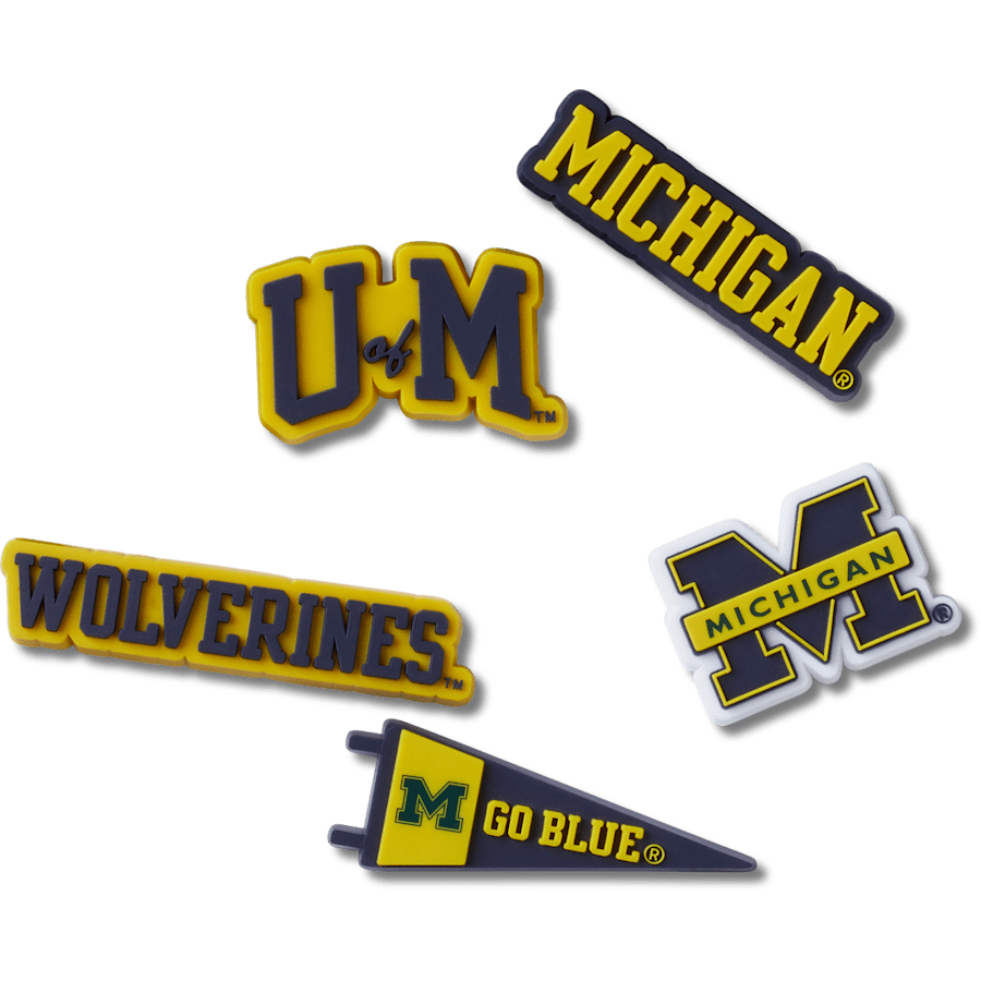 University of Michigan 5 Pack Jibbitz™ charms | Crocs Women / Men