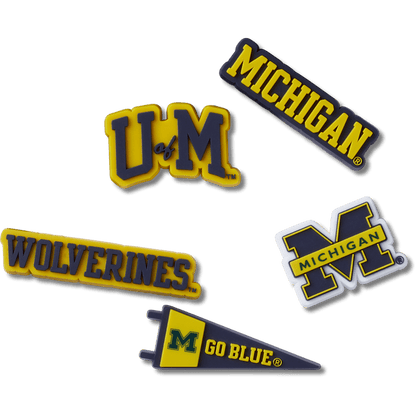 University of Michigan 5 Pack Jibbitz™ charms | Crocs Women / Men
