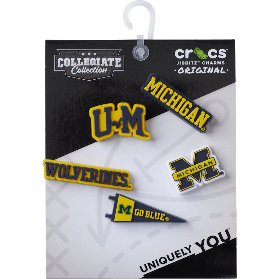 University of Michigan 5 Pack Jibbitz™ charms | Crocs Women / Men