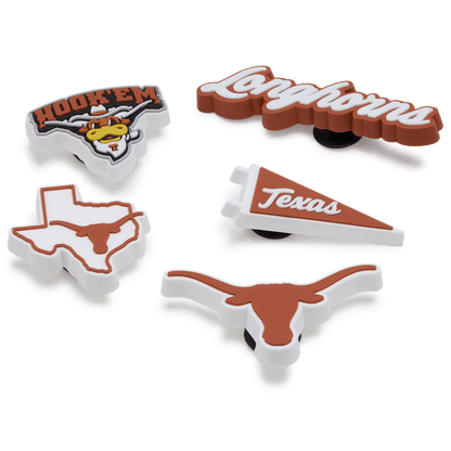 University of Texas 5 Pack Jibbitz™ charms | Crocs Women / Men / Kids