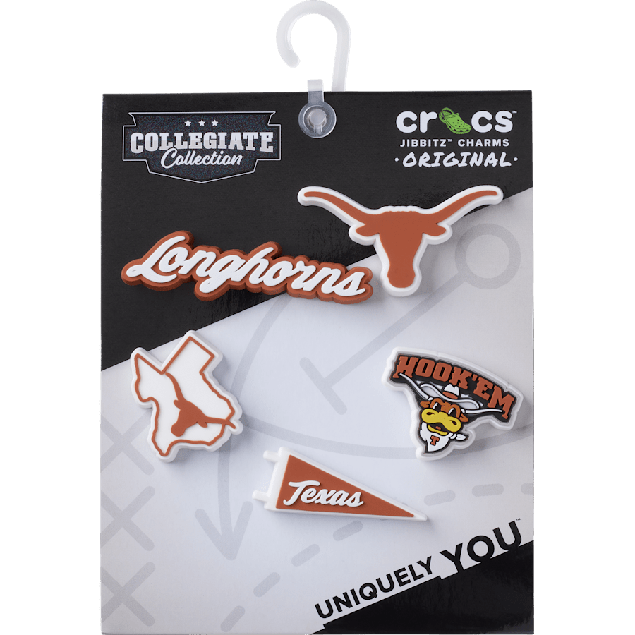 University of Texas 5 Pack Jibbitz™ charms | Crocs Women / Men / Kids