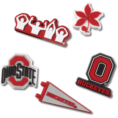 Ohio State University 5 Pack Jibbitz™ charms | Crocs Women / Men