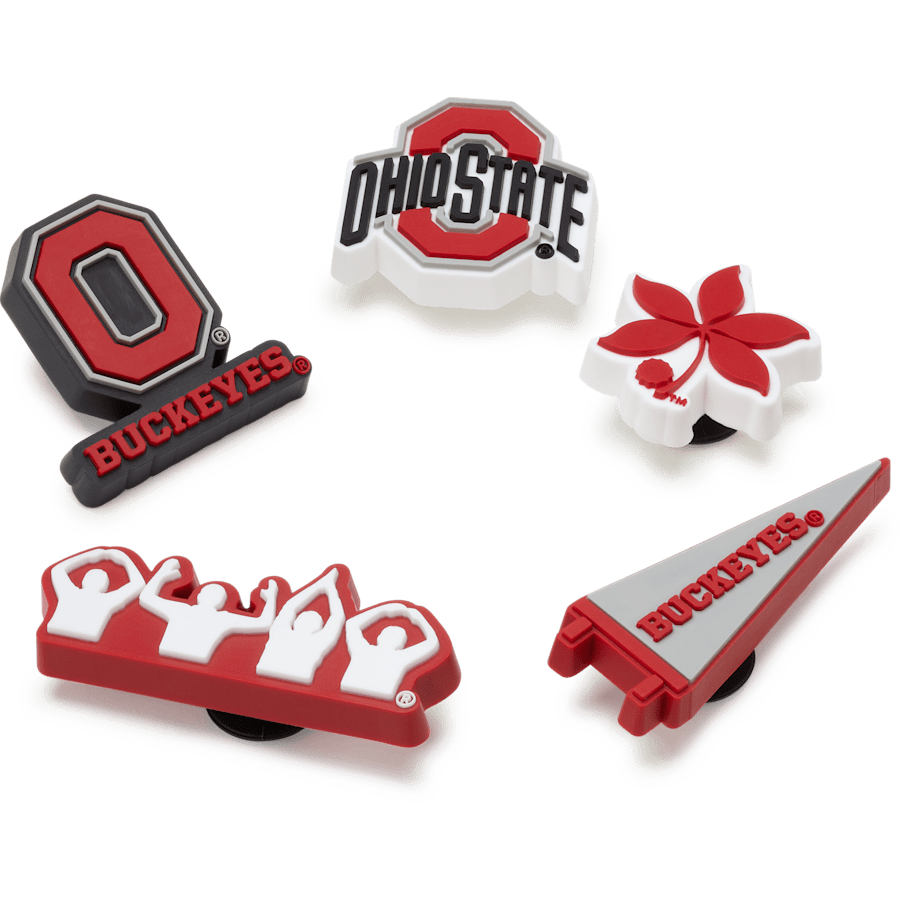 Ohio State University 5 Pack Jibbitz™ charms | Crocs Women / Men