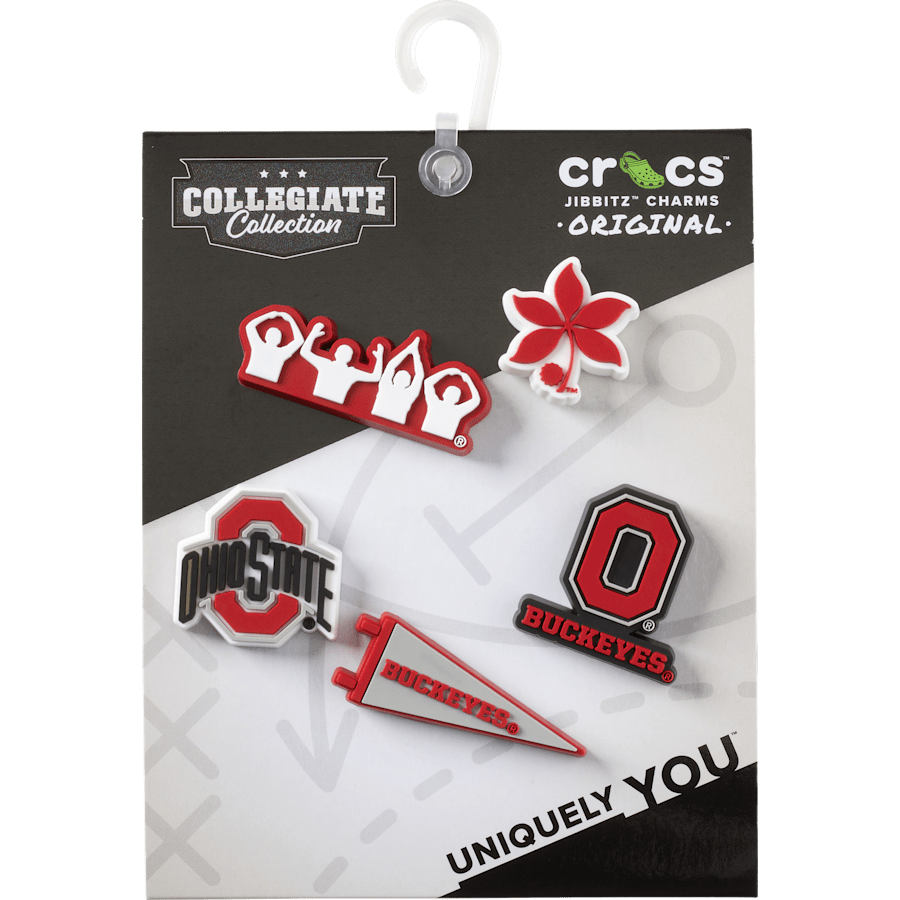 Ohio State University 5 Pack Jibbitz™ charms | Crocs Women / Men