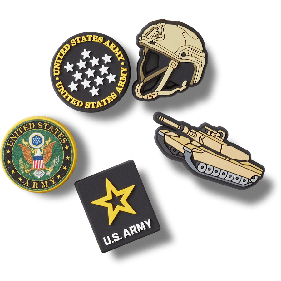 US Army 5 Pack 2 Jibbitz™ charms | Crocs Women / Men / Kids