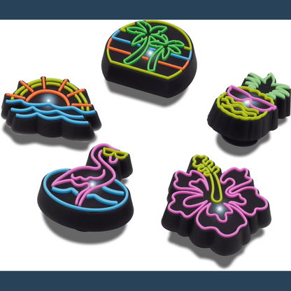 Lights Up Neon 5 Pack Jibbitz™ charms | Crocs Women / Men