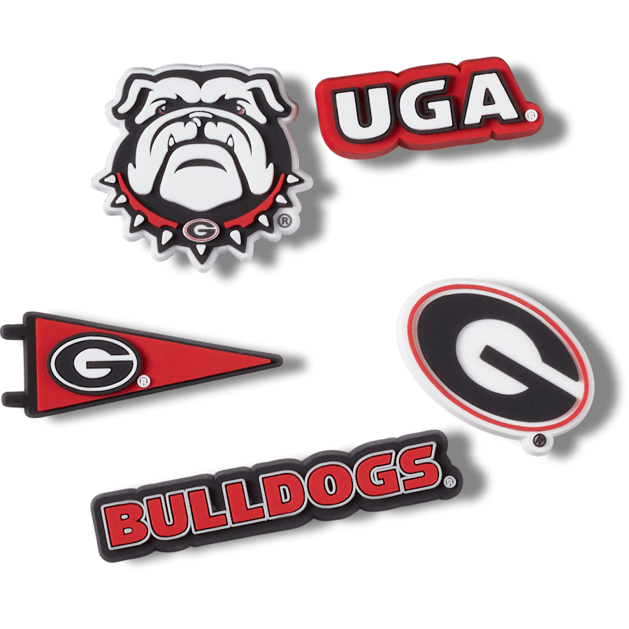 University of Georgia 5 Pack Jibbitz™ charms | Crocs Women / Men / Kids