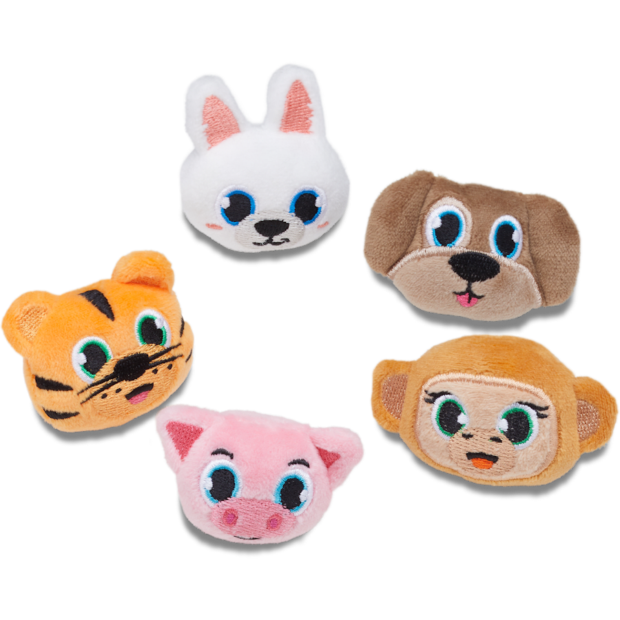 Fuzzy Animal 5 Pack Jibbitz™ charms | Crocs Women / Men