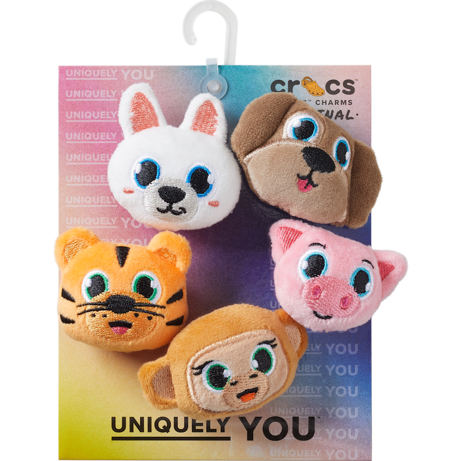 Fuzzy Animal 5 Pack Jibbitz™ charms | Crocs Women / Men