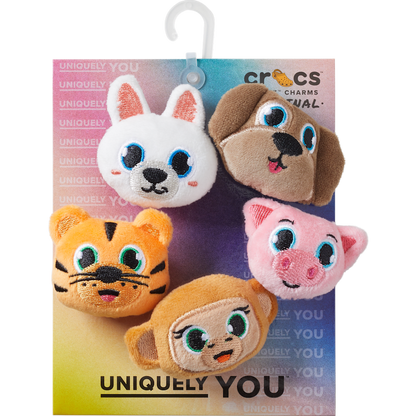 Fuzzy Animal 5 Pack Jibbitz™ charms | Crocs Women / Men