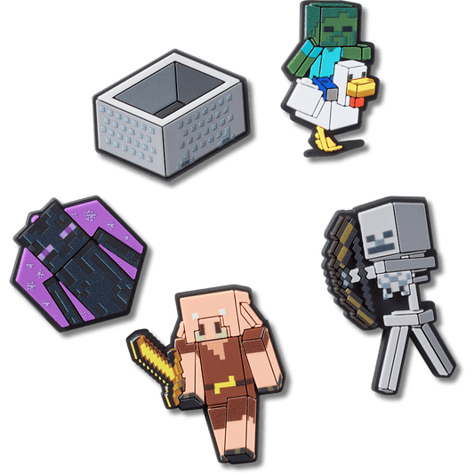Minecraft 5 Pack Jibbitz™ charms | Crocs Women / Men / Kids