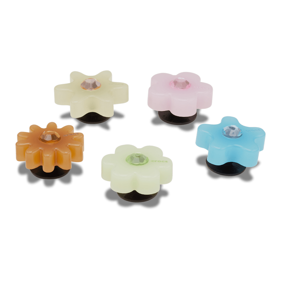 Enlighten Flower 5 Pack Jibbitz™ charms | Crocs Women / Men