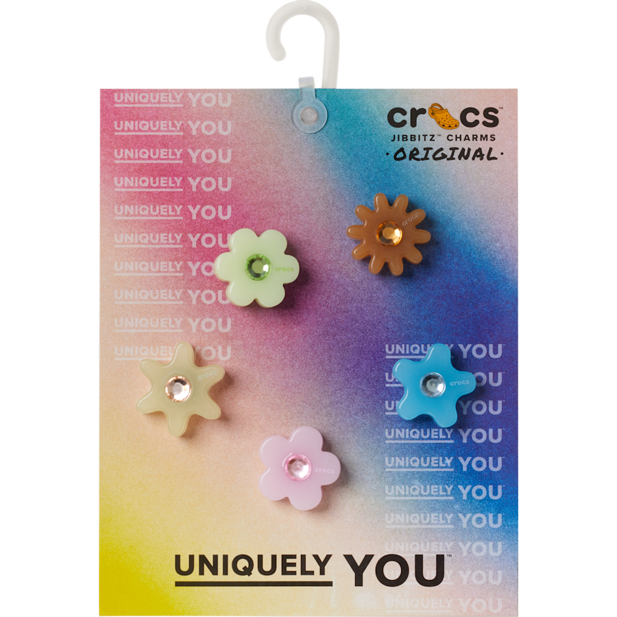 Enlighten Flower 5 Pack Jibbitz™ charms | Crocs Women / Men