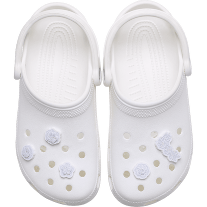 White Elegant Floral 5 Pack Jibbitz™ charms | Crocs Women / Men