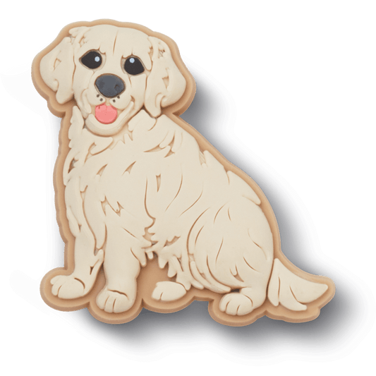 b'Golden Retriever Puppy Jibbitz Shoe Charm | Crocs' Women / Men