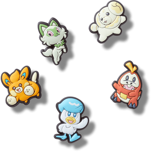Pokemon Paldea 5 Pack Jibbitz™ charms | Crocs Women / Men / Kids