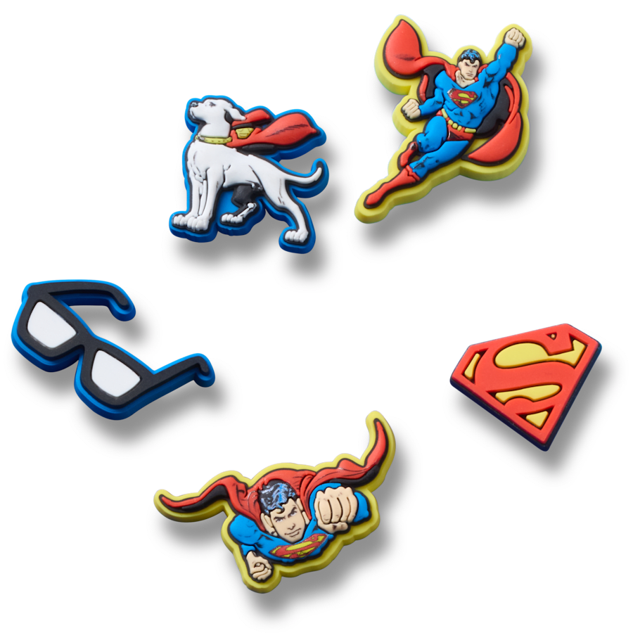 Superman 5 Pck Jibbitz™ charms | Crocs Women / Men / Kids