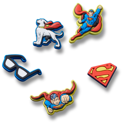 Superman 5 Pck Jibbitz™ charms | Crocs Women / Men / Kids