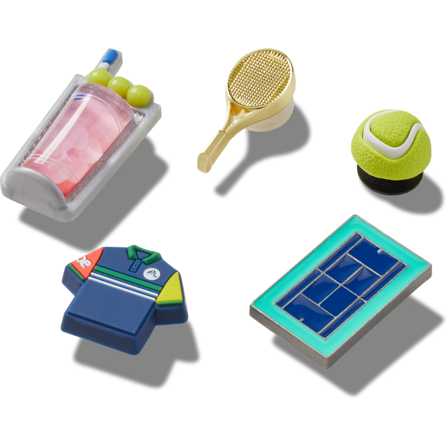 Day at The Tennis Court 5 Pack Jibbitz™ charms | Crocs Women / Men