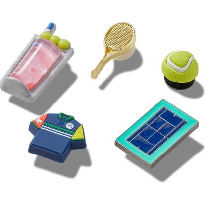 Day at The Tennis Court 5 Pack Jibbitz™ charms | Crocs Women / Men