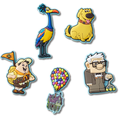Pixar UP 5 Pck Jibbitz™ charms | Crocs Women / Men / Kids