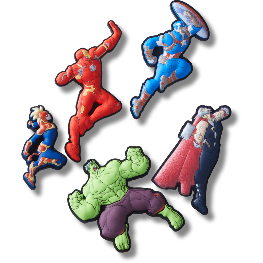 Avengers Heroes 5PCk Jibbitz™ charms | Crocs Women / Men / Kids