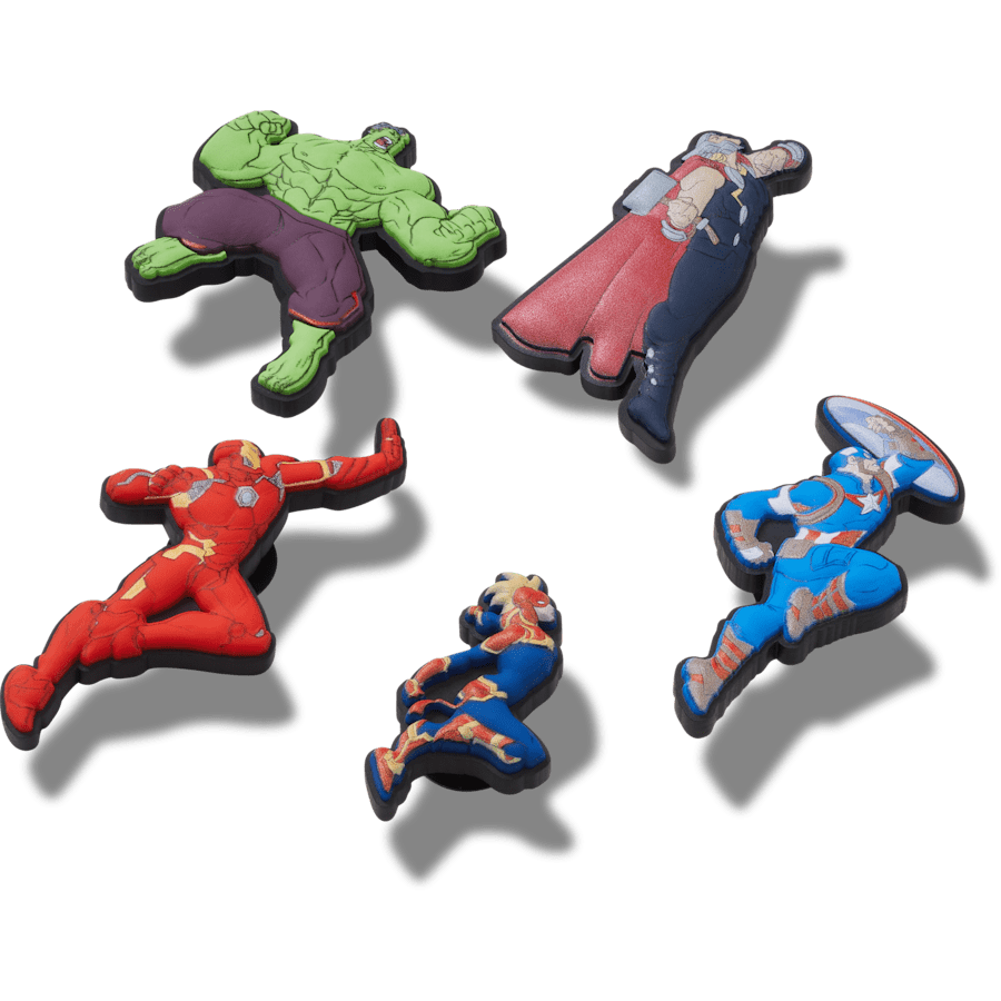 Avengers Heroes 5PCk Jibbitz™ charms | Crocs Women / Men / Kids