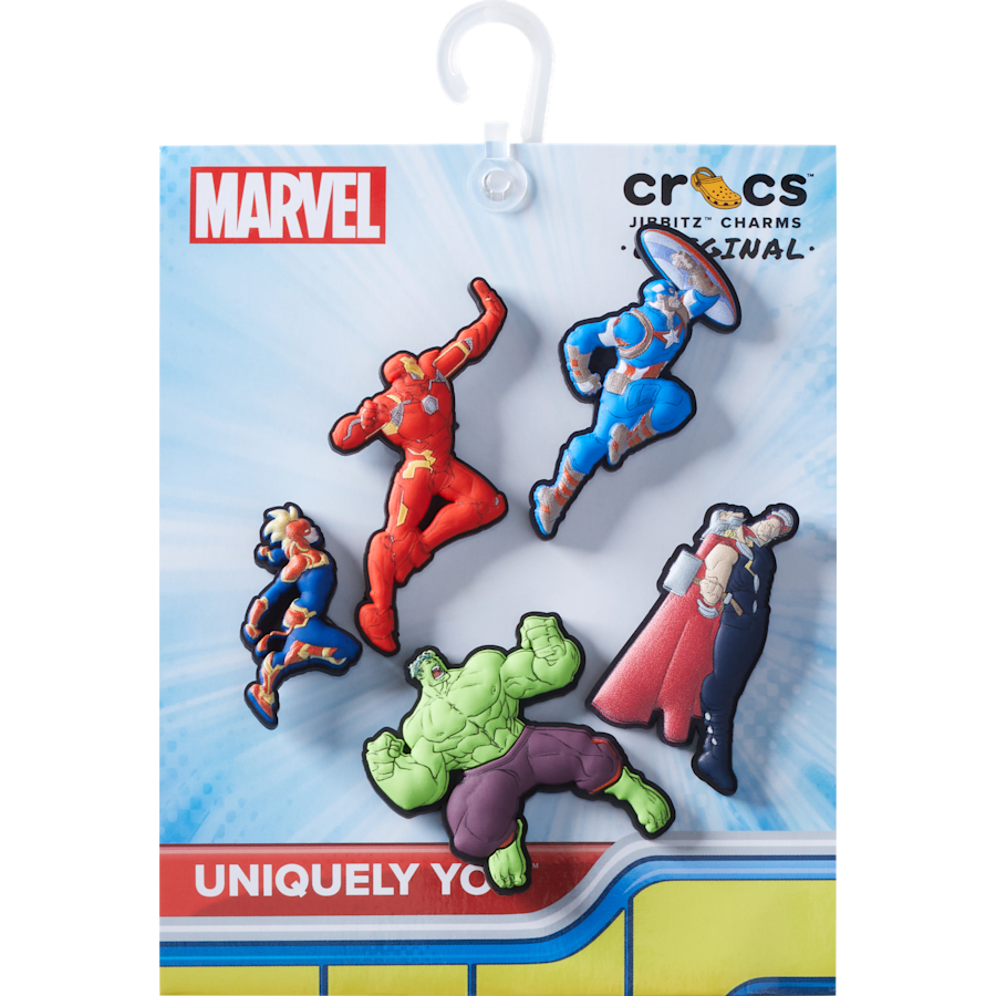 Avengers Heroes 5PCk Jibbitz™ charms | Crocs Women / Men / Kids