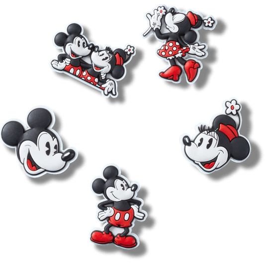 Mickey and Minnie PVC 5 Pack Jibbitz™ charms | Crocs Women / Men / Kids