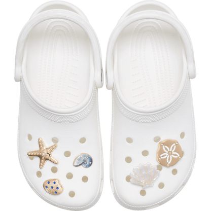 Gold Seashell 5 Pack Jibbitz™ charms | Crocs Women / Men