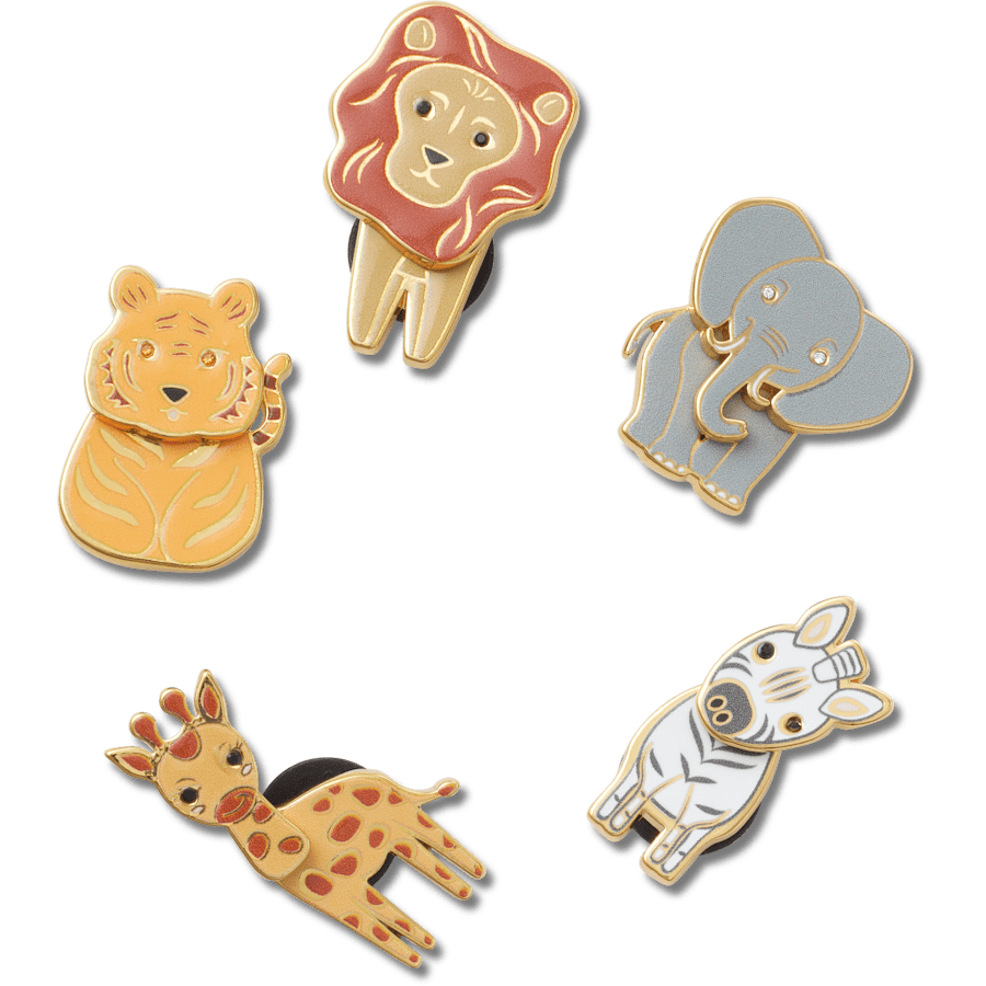 Enamel Safari 5 Pack Jibbitz™ charms | Crocs Women / Men