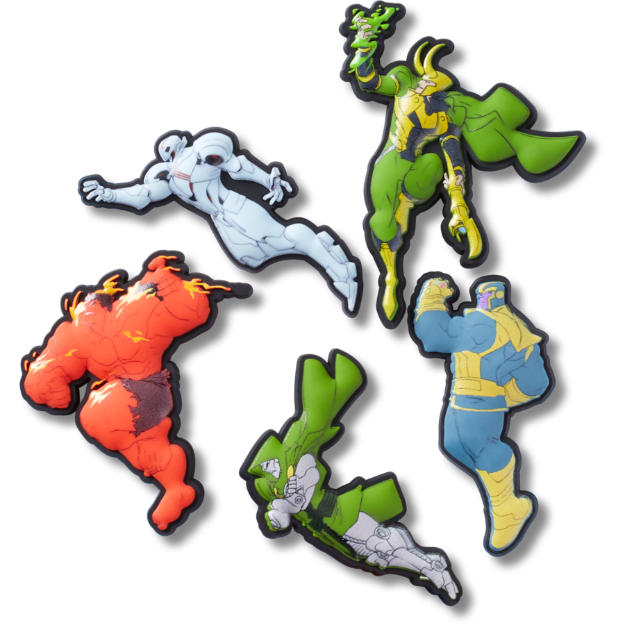 Avengers Villains 5Pck Jibbitz™ charms | Crocs Women / Men / Kids