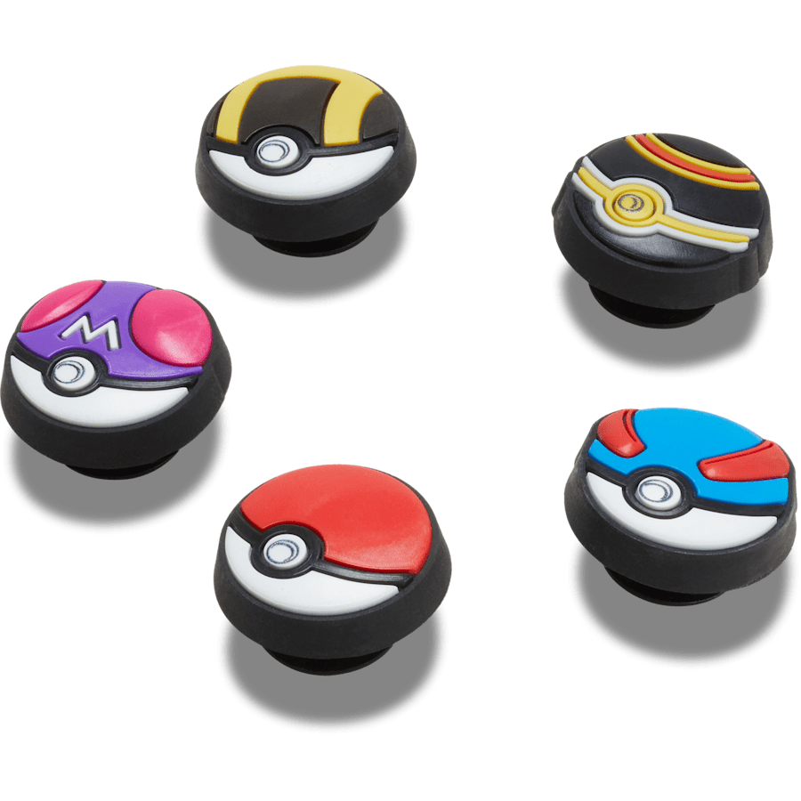 Poke Ball 5 Pack Jibbitz™ charms | Crocs Women / Men / Kids