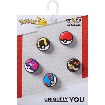 Poke Ball 5 Pack Jibbitz™ charms | Crocs Women / Men / Kids
