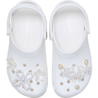 White Pearl Beaded 5 Pack Jibbitz™ charms | Crocs Women / Men