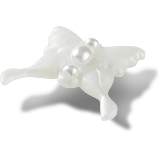 Meta Jelly White Butterfly Jibbitz™ charms | Crocs Women / Men