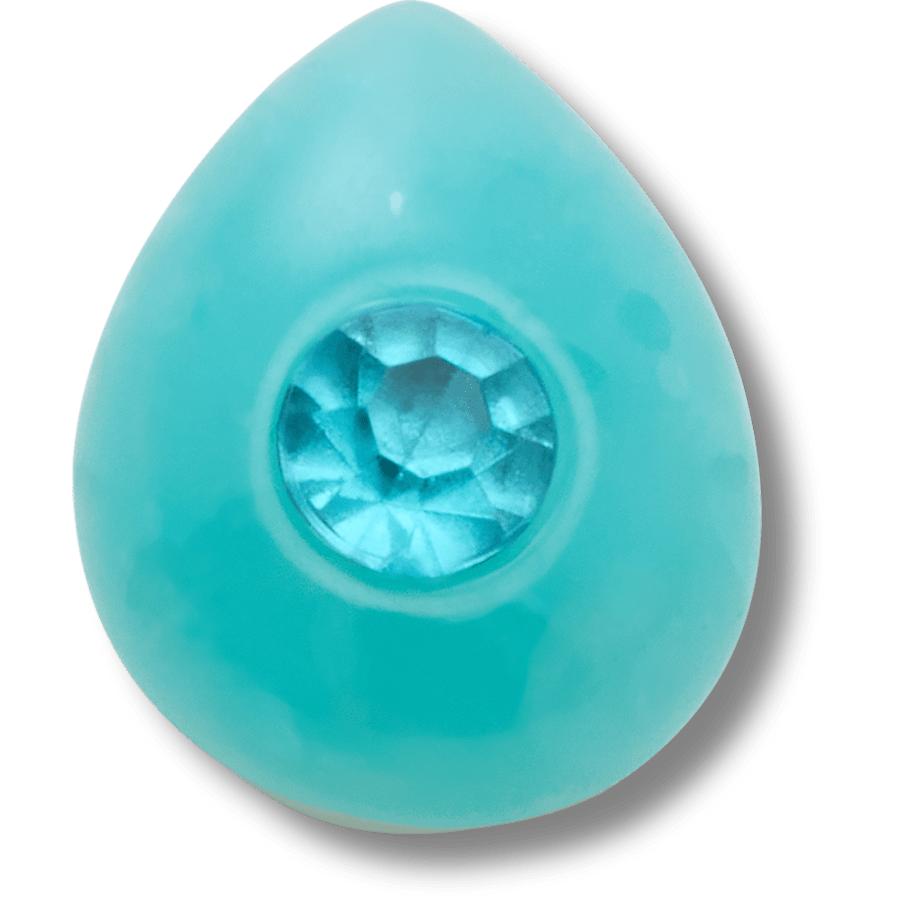 Aquamarine March Birthstone Collection Jibbitz™ charms | Crocs Women / Men