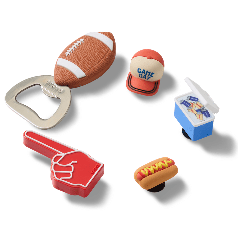Tailgate 5 Pack Jibbitz™ charms | Crocs Women / Men