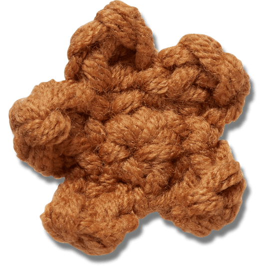 Crafted Crochet Brown Star Jibbitz™ charms | Crocs Women / Men